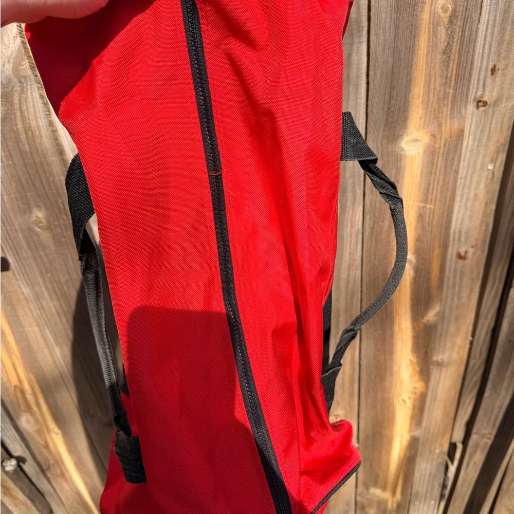 Vintage Marlboro Racing Transit Large 1990s Red Large Duffle Bag Vintage
